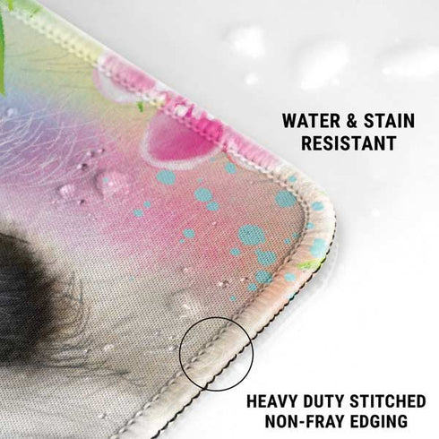 Rainbow Pandas with Butterflies by Sheena Pike Gaming Mouse Pad